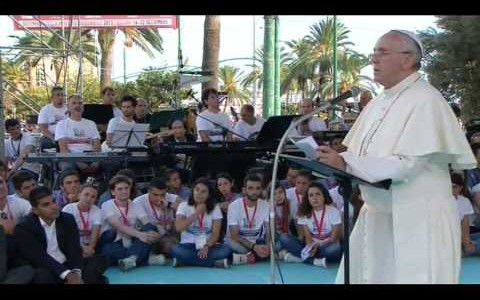 Papa francesco, discorso ai giovani di Cagliari