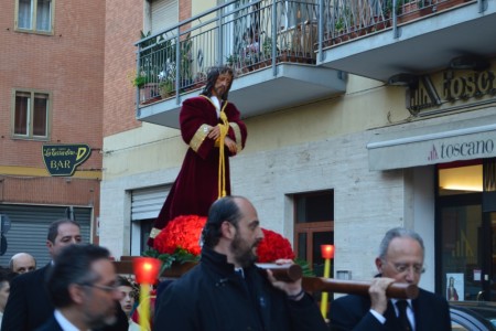 31.03.2015 - FOTO DELLA PROCESSIONE DEL SIMULACRO DI GESÙ NAZARENO NEL MARTEDÌ SANTO